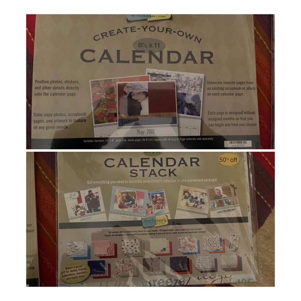 Do It Yourself Calendar Bundle